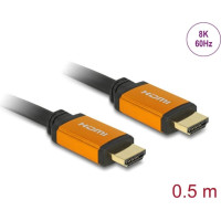 Delock High Speed HDMI Cable 48 Gbps 8K 60 Hz 0.5 m