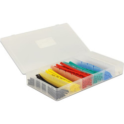 Delock Heat shrink tube box 100 pieces assorted colours