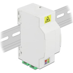 Delock Optical Fiber Connection Box for DIN Rail 4 x SC Simplex or LC Duplex