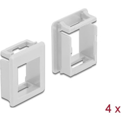 Delock Keystone Holder for cases 4 pieces white