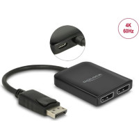 Delock DisplayPort 1.4 Splitter 1 x DisplayPort to 2 x DisplayPort MST