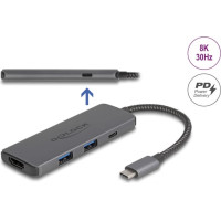 Delock USB Type-C™ Docking Station 8K - HDMI / USB / PD 3.0 100 W