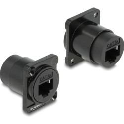 Delock D-Type Module RJ45 Cat.6A female to female