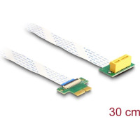 Delock Riser Card PCI Express x1 male to x1 slot 90° angled with FPC cable 30 cm