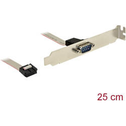 Delock Slot Bracket > 1 x Serial Pin layout: twisted