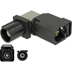 Delock Adapter FAKRA A jack 90° > FAKRA A plug