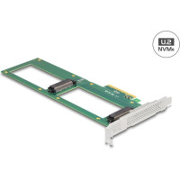 Delock PCI Express 4.0 x8 Card to 2 x internal U.2 NVMe SFF-8639 - Bifurcation