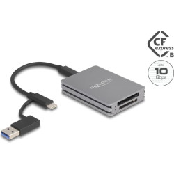 Delock USB Type-C™ Card Reader for SD and CFexpress type B memory cards