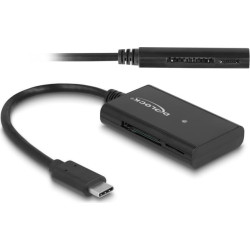 Delock USB 5 Gbps Card Reader USB Type-C™ male 4 Slots
