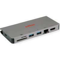 ROLINE USB Type C docking station, 4K HDMI, 1x VGA, 2x USB 3.2 Gen 1 ports, 1x S