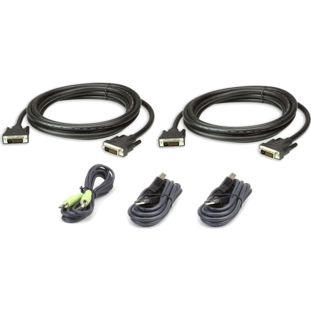 Aten 2L-7D03UDX5 USB DVI-D Dual Link Secure KVM Kabel Set