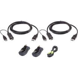 Aten 2L-7D02UHDPX5 HDMI zu DP KVM KabelKit, True 4K