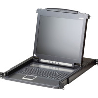 Aten CL1000M KVM-Konsole, 43cm LCD, VGA, PS/2, US-Layout