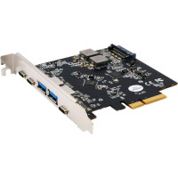 Exsys EX-12007 5 Port USB 3.2 Gen2 PCIe Karte 2x USB-A und 3x USB-C