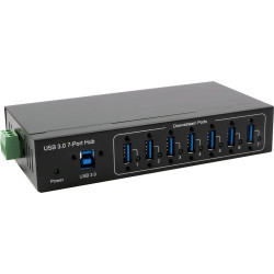 Exsys EX-11227HMVS 7 Port USB 3.2 Gen 1 Metall HUB VIA VL811+ Chipset