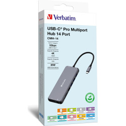 Verbatim USB-C Pro Multiport Hub 14 Port CMH-14