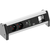Bachmann DESK 2xUTE 1xUSB Charger 1xCM GST18