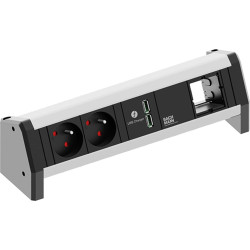 Bachmann DESK 2xUTE 1xUSB Charger 1xCM GST18