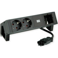Bachmann DESK2 2xCEE7/3 1xCM 0.2m GST18 RAL9005