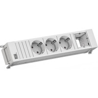 Bachmann POWER FRAME 3xCEE7/3 1xCM 0.2m GST18 RAL9010