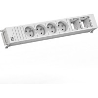 Bachmann POWER FRAME 4xUTE 2xCM 0.2m GST18 RAL9010