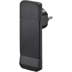 Bachmann Flat Plug CEE7/7 black, Reconnectable, without cable
