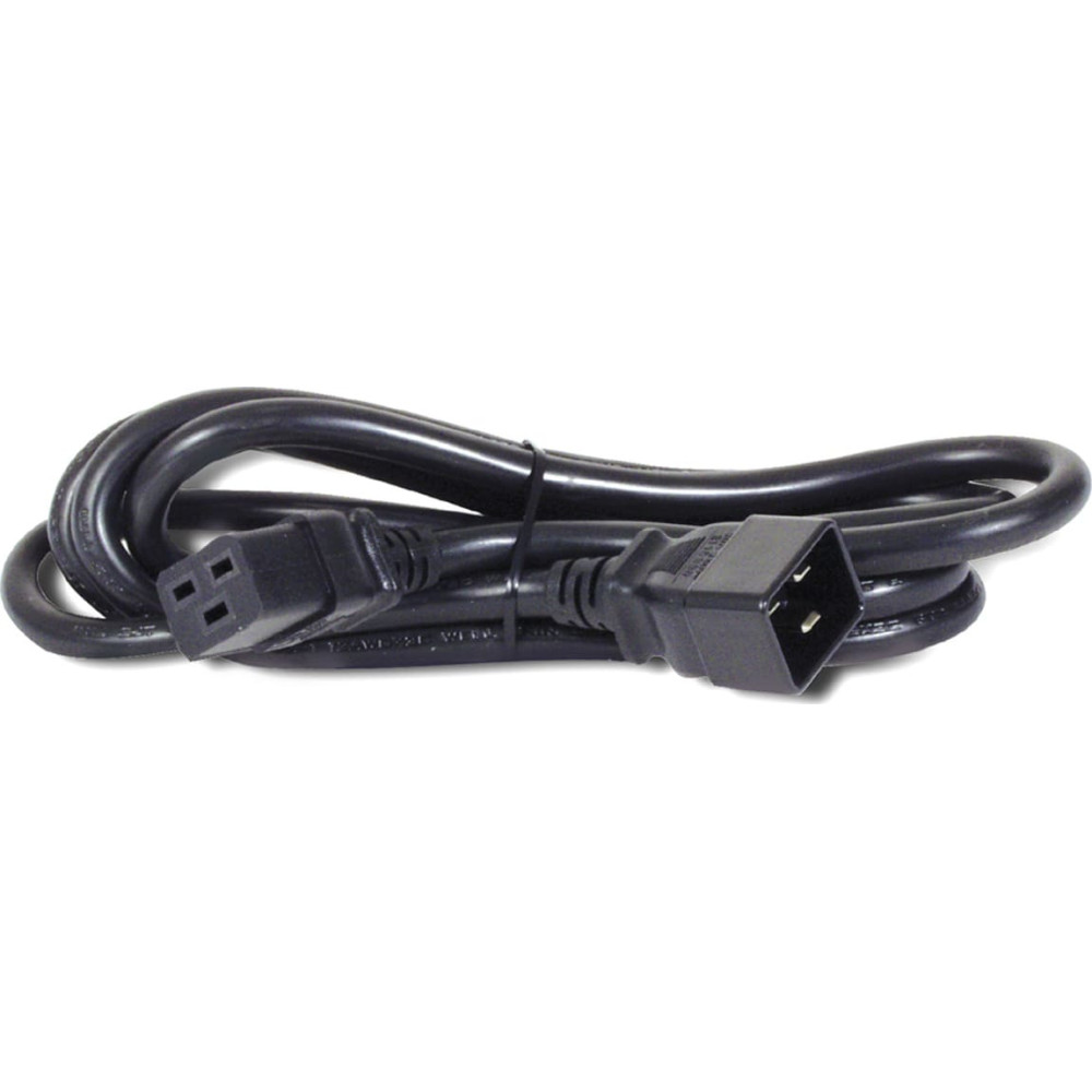 Bachmann mains cable IEC320/C19-C20 16A/250V IEC connection, black, 2 m