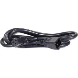 Bachmann mains cable IEC320/C19-C20 16A/250V IEC connection, black, 2 m
