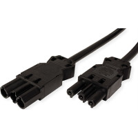 Bachmann device extension GST18-3 plug/coupling, black, 3 m