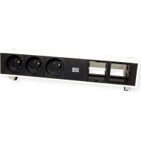 Bachmann DESK2 3x earthing contact 2x ABD GST18, white