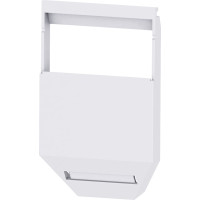 Bachmann DESK2 concealed cable routing, white