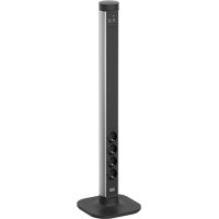 Bachmann CYCLE Pole L 4xCEE7/3 1xUSB A/C 22W 2.5m CEE7/7