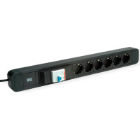 Bachmann PRIMO 2 6xCEE7/3 1xFI, black, 2 m
