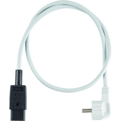 Bachmann extension cable H05VV-F3G1,5,grey, CEE 7/7 earthing contact plug C19 0.5m