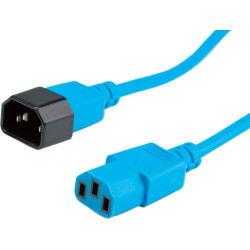 Roline Monitor Power Cable, IEC 320 C14 - C13, blue, 0.8 m