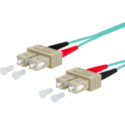 Metz Connect OpDAT patch cord, SC-D/SC-D OM3, 1.5 m