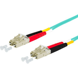 Metz Connect OpDAT patch cord, LC-D/LC-D OM3, 13 m