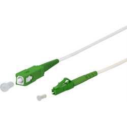 Metz Connect OpDAT patch cord, SC-S APC/LC-S APC OS2, 0.5 m
