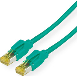Kerpen Datacom KERPEN Patchkabel Kat.6A (Class EA) S/F, MegaLine F6-90, HiRose TM31, LS0H, grün, 5 m