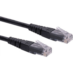 ROLINE UTP Patch Cord Cat.6, black 0.5m
