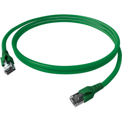 Easylan FlexBoot Patch Cable Cat.6A, S/FTP, green, 10 m
