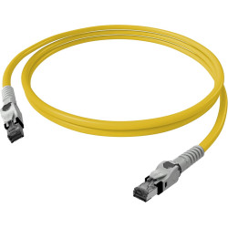 Easylan VarioBoot Patch cable Cat.6A, S/FTP, yellow, 2 m