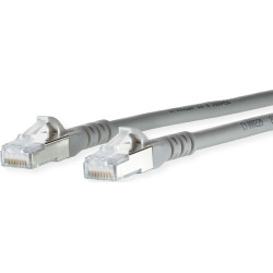 Metz Connect Patchkabel Cat.6A AWG 26, LSOH, grau, 2,5 m