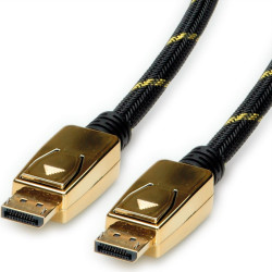 ROLINE GOLD DisplayPort Cable, v1.4, DP-DP, M/M, 2.0 m