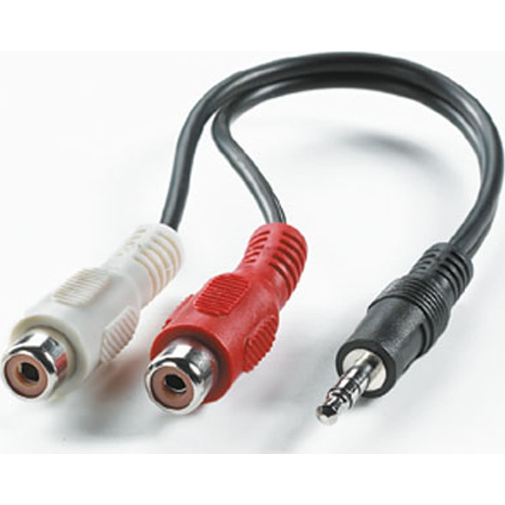 Roline 3.5mm/2x RCA (F) Cable, 0.2 m