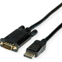Value Cable DisplayPort - VGA, M / M, black, 2 m