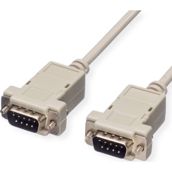 Value RS232 Cable, DB9 M - M, 1.8 m