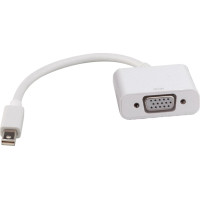 Roline Mini DisplayPort-VGA Adapter, Mini DP M - VGA F, white