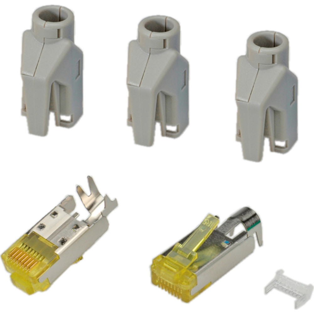Hirose TM31 Stecker geschirmt, Tülle grau, 50 Stück