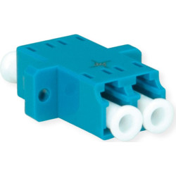 Telegärtner TELEGÄRTNER  LC/APC Duplex adaptor, Singlemode and multimode, cramic sleeve, plastic housing, green, Z77